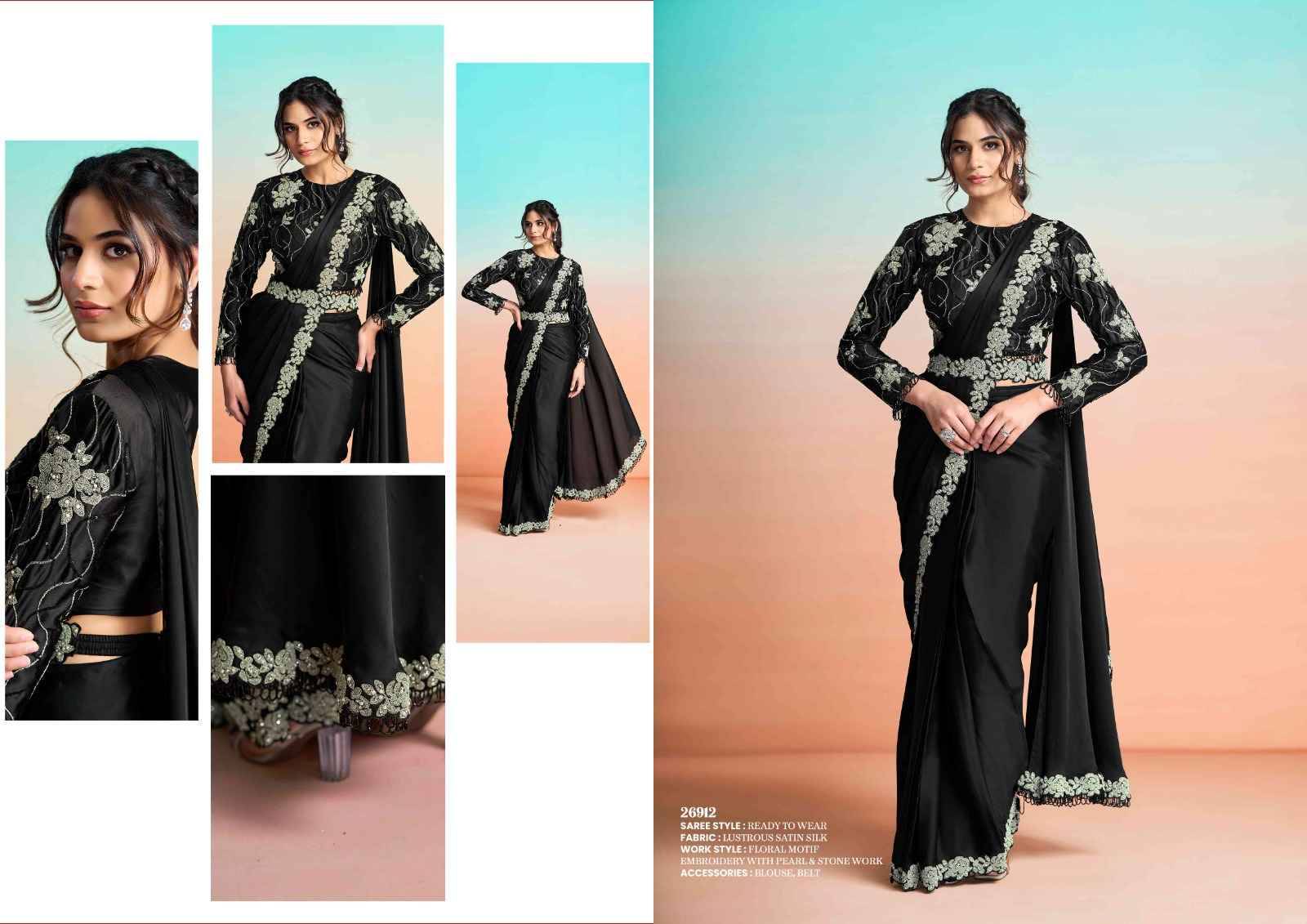 It Girl Edit By Mahotsav Creation 26906 To 26919 Series Indian Traditional Wear Collection Beautiful Stylish Fancy Colorful Party Wear & Occasional Wear Pure Silk Sarees At Wholesale Price